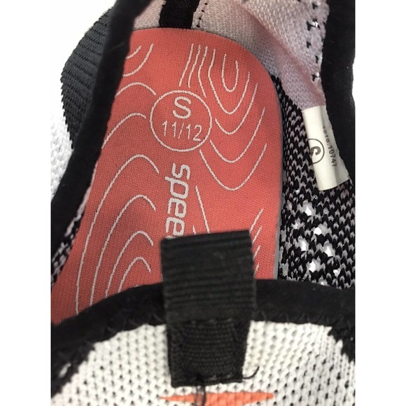 Speedo Kids Junior Surf Strider Water Shoes White/Black Size Small 11-12 - Picture 6 of 12
